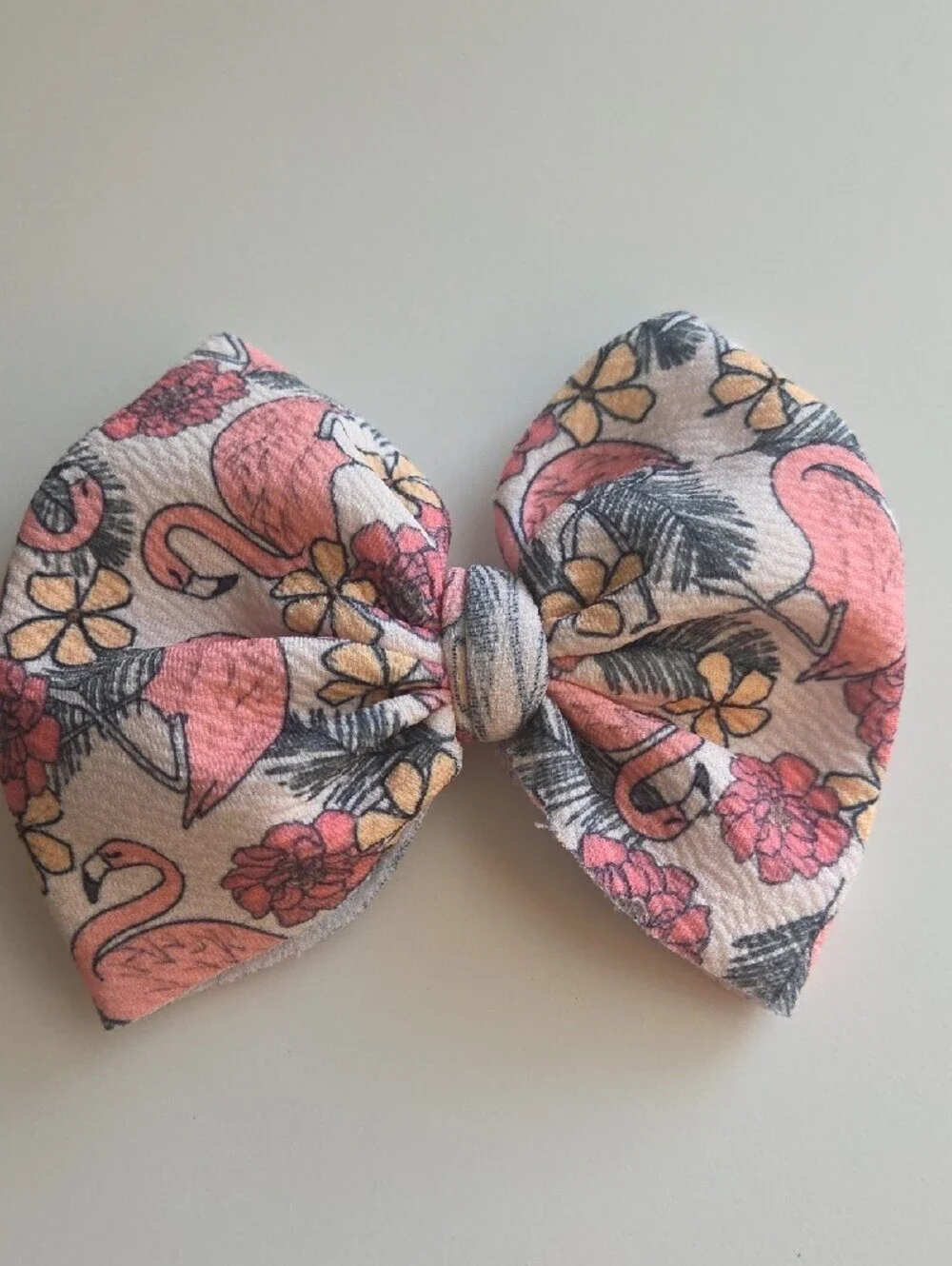 Kids Pink & Blue Bow Hair Clips - Set of 8